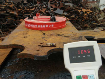山東魯磁1.65米起重電磁鐵，可起吊整張鋼板>9055公斤